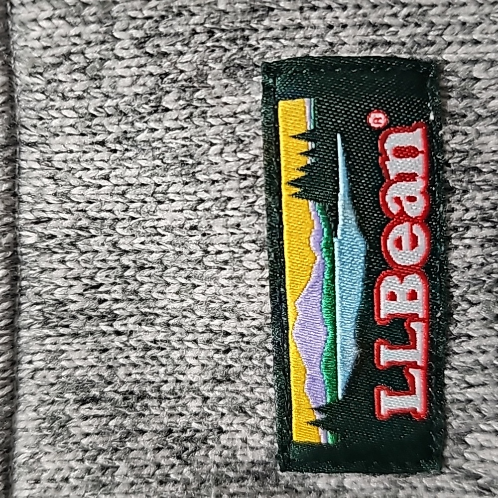 LL Bean slightly fitted size X large reg 100% polyester jacket coat gray - Picture 4 of 7